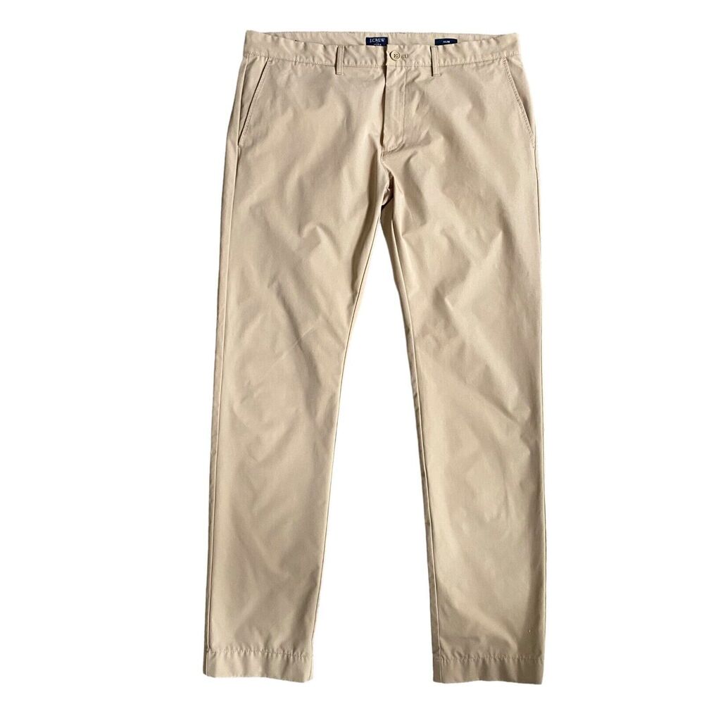 J. Crew Factory Men's Chino Pants in Khaki